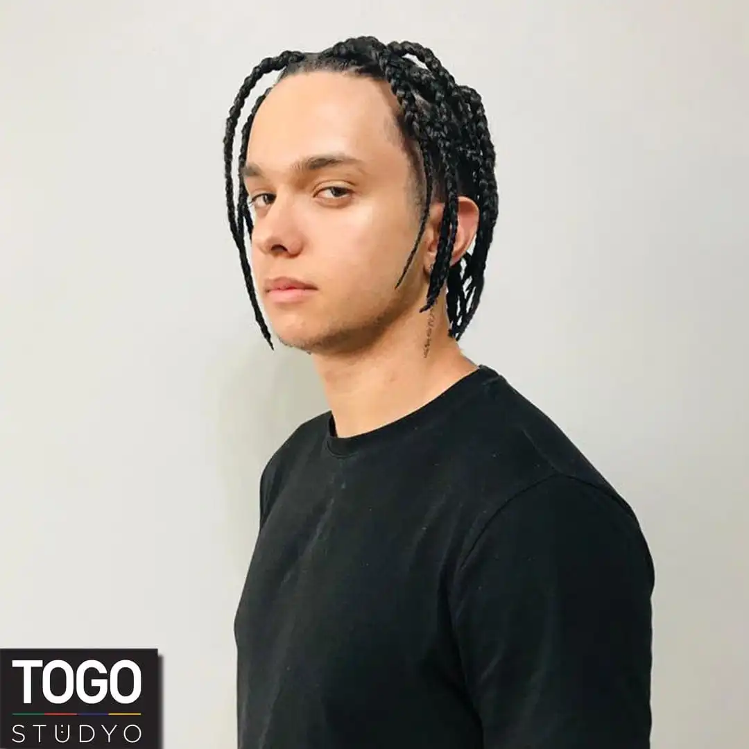 Erkek Afrika Örgüsü Modeli